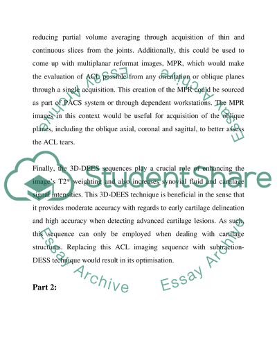 Recommendations for Improvement of Protocol for Curing the ACL Ligament