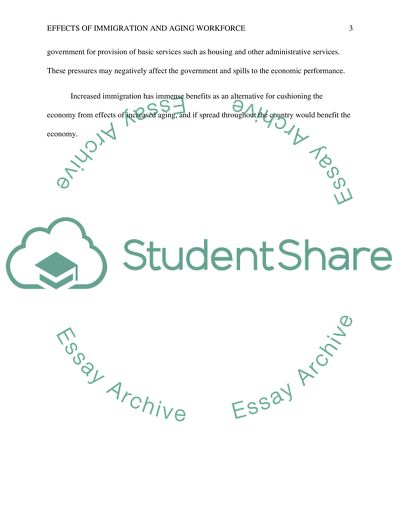 The Important Role of Migration for an Ageing Nation