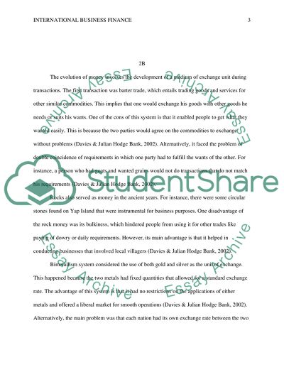 International Business Finance