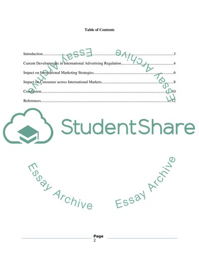 Impact on International Marketing Strategies