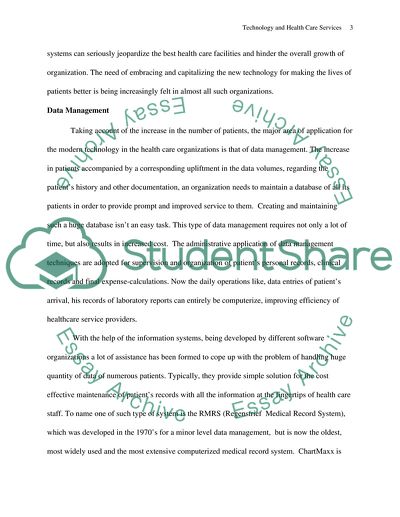 The Increasing Adoption of IT of the Healthcare of the Patients