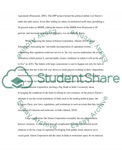 Enron essay