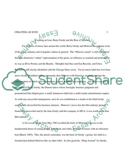 Berry Gordy and the Rise of Motown