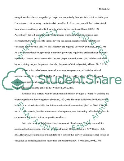 Sociology of Emotions