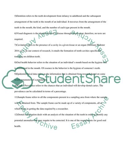 Socio-Behavioral Factors and Early Childhood Caries