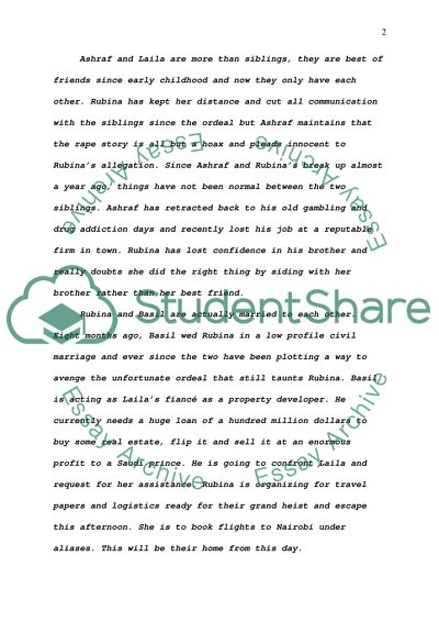 Treatment & Characters Back stories + Film Script