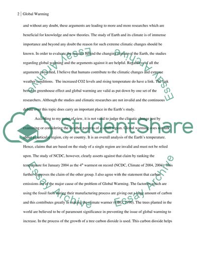 Global Warming Is Harmful