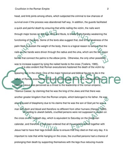 Crucifixion in the Roman Empire