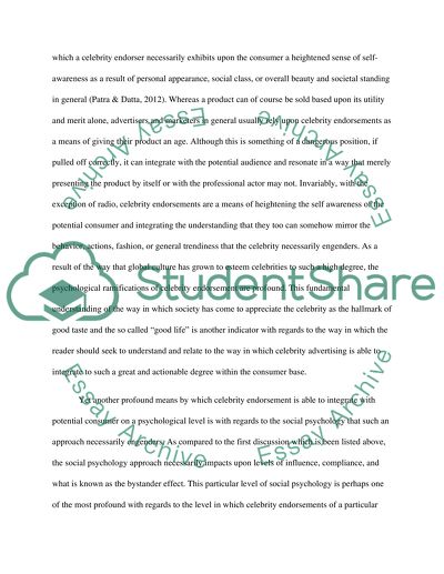 Psychological Instruments in Celebrity Advertising