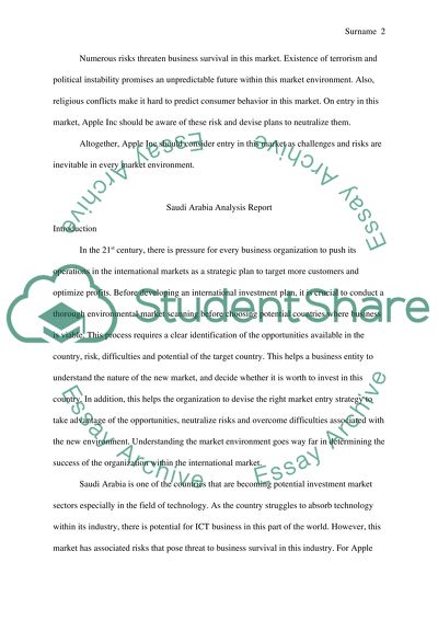 Analysis of Saudi Arabian ICT Business Market