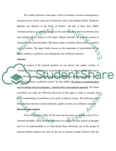 Obamas Election to Be the First Black President of the USA