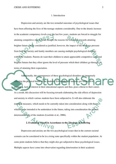 The Personal Theology of Suffering