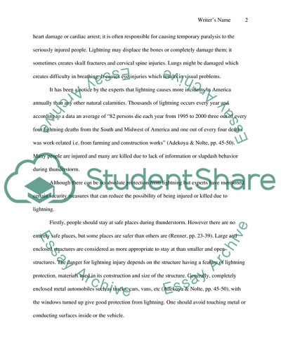 introduction of lightning essay