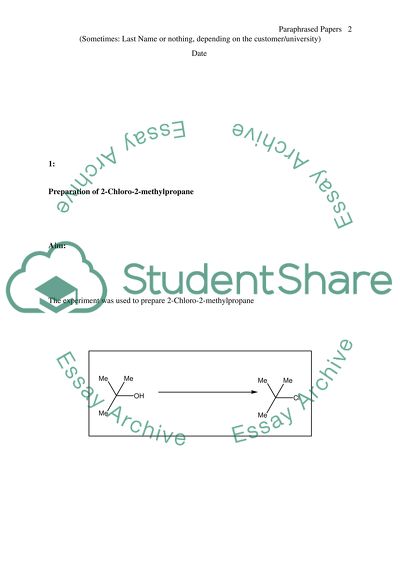 Paraphrase a Reports and Solve Past Exams Papers