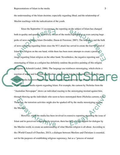 The Issue of Islamophobia in Media