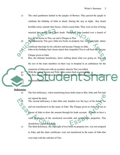 Property Law in England and Wales