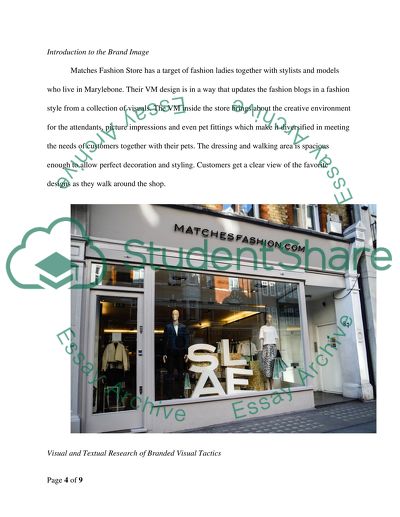 Visual Merchandising window project for Matchesfashion