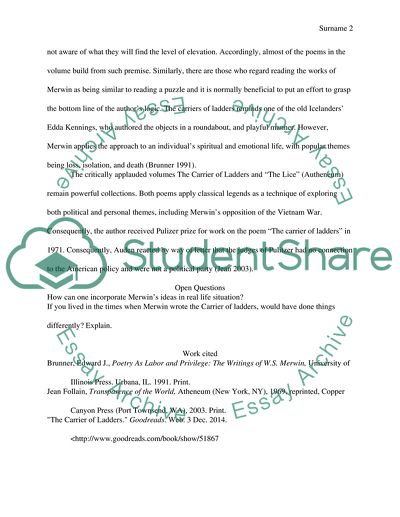 The Judgment of Paris by WS Merwin