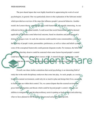 Reflections on Social Psychology