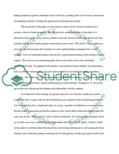 Students From Disadvantaged and Marginalized Communities Succeed in School