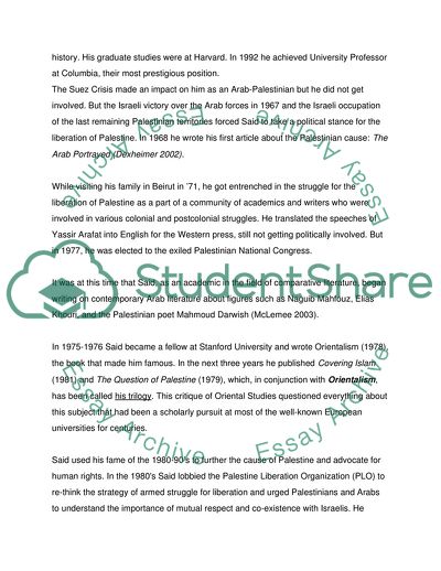 Edward Said: Orientalisms Effect on Art and History