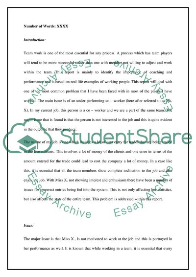 Coaching and Performance Improvement Analysis