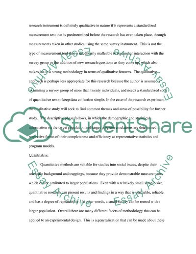 Research Design and the Process of Producing Definite Results