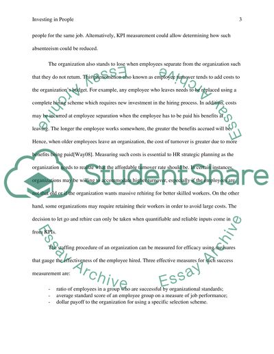 Investing in people by wayne cascio