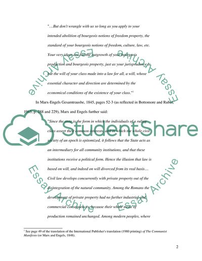 What Do Marx and Marxists Say on Law and Justice