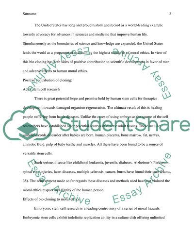 The Ethics of Embryonic Stem Cell Research