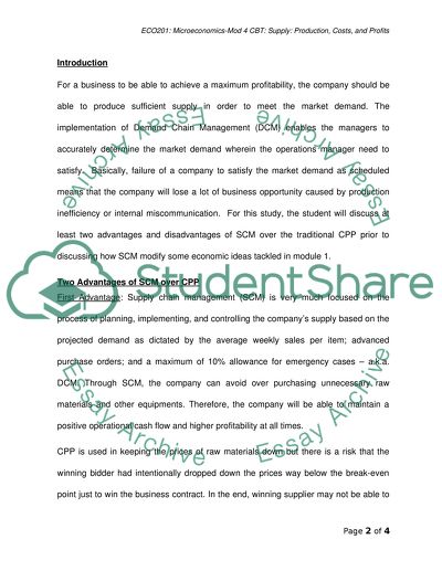 ECO201: Microeconomics-Mod 4 CBT