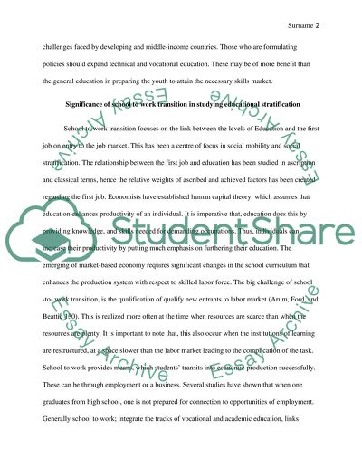 Sociology of education paper