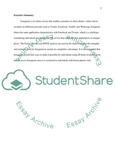 Strategic Role of Technology in Instagram