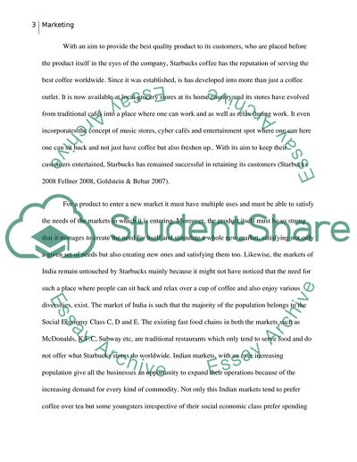 Marketing a New Product: Starbucks