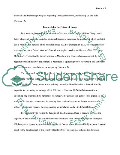 Prospects for Development in the Republic of Congo in Central Africa