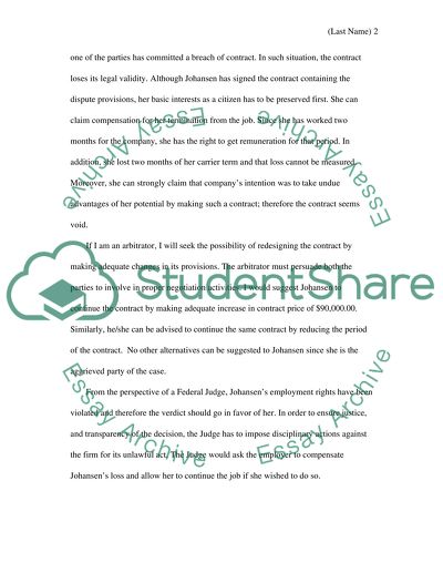 Analysis of Johansens Scope of Proceeding with the Claim Either at Arbitration
