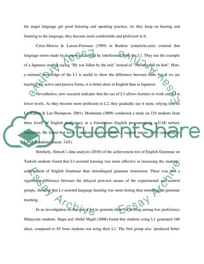 Effectiveness of Second Language Instruction