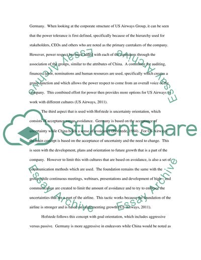 US Airways Group - Sociocultural