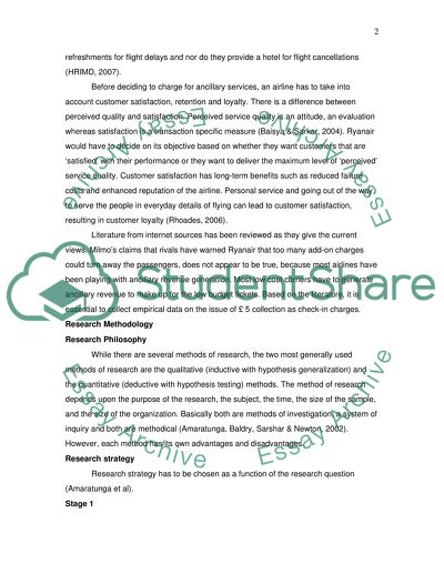 Ryanair assignment ( new instructions to follow)