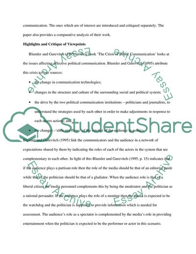 The Importance of Effective Political Communications