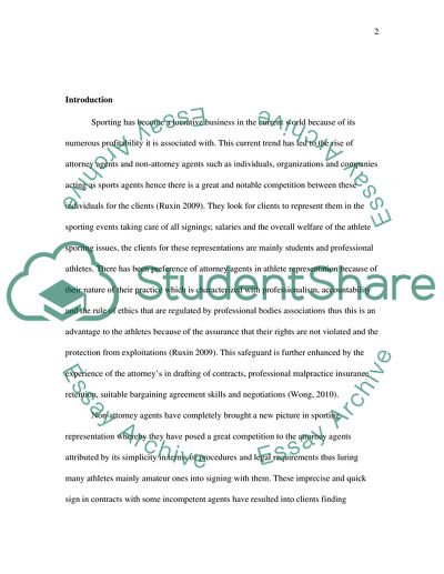 Law Enforcement against Illegal Contacting of Amateur Athletes