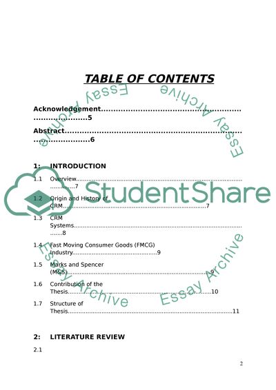 Potential and Issues in Implementation of CRM Systems in Fast Moving Industries