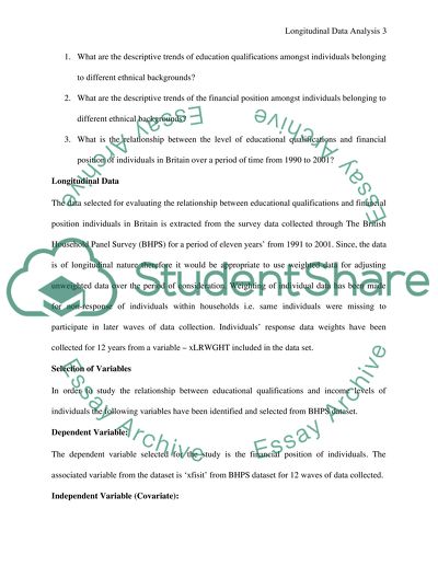 Longitudinal Data Analysis