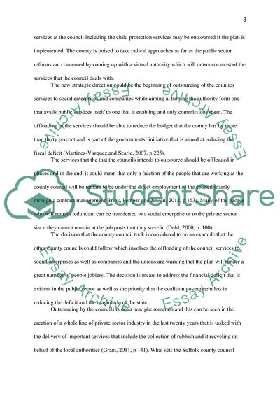 Suffolk County Councils Organisational Change Management