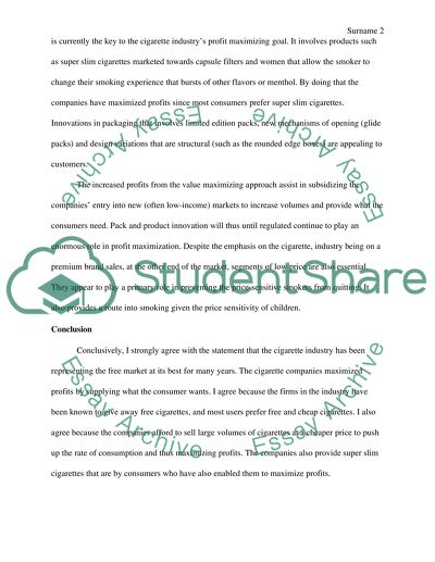 Do you agree or Disagree the company maximized profit by supplying what consumer wants