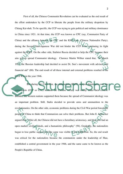 Chinese Communist Revolution