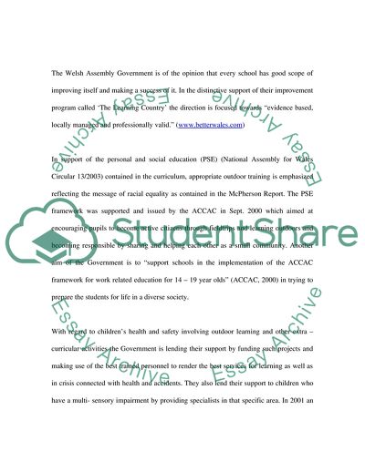 How does outdoors learning help children learn in key stage 2