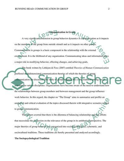 Theories of Human Communication