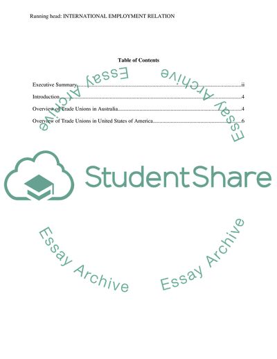 International Employment Relation