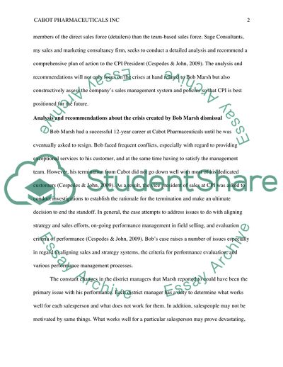 Cabot Pharmaceuticals Company